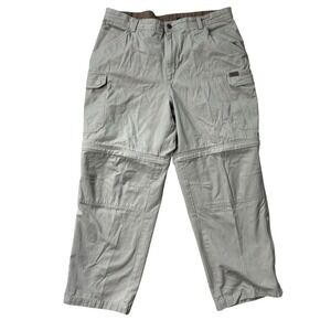 Guide Series Mens Convertible Cargo Pants‎ 36/30 Hiking Outdoor Khaki